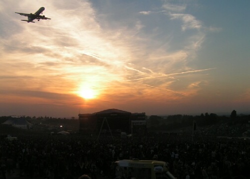 Sunset at Download